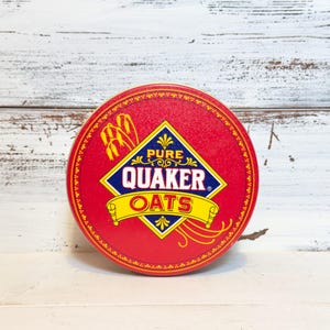 Vintage Quaker Oats Tin