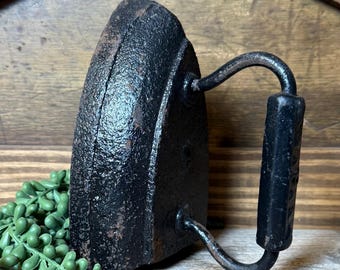 Vintage Cast Iron "Iron" Number 9