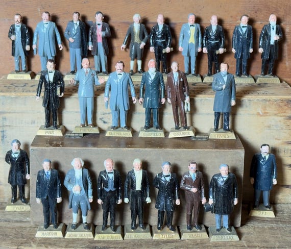 Marx United States President Figure / 1960s Mid Century Collector