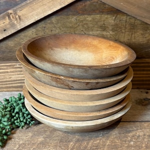 Vintage Munising Wood Bowl / 9” OOR Bowl / Primitive Farmhouse Decor