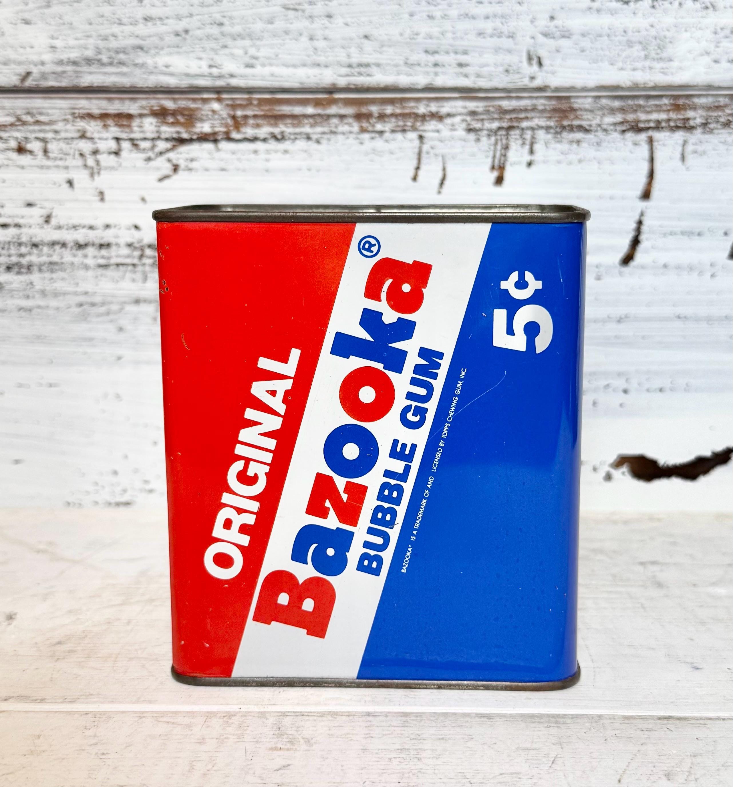 アンティーク缶　ヴィンテージ缶 ⑧ Bazooka BUBBLE GUM アンティーク缶 ヴィンテージ缶 ⑧ Bazooka BUBBLE GUM