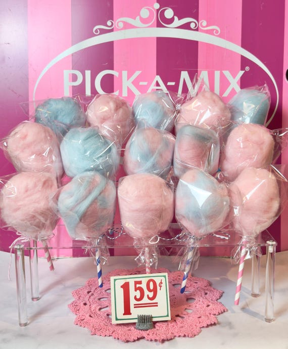 Felt Cotton Candy Pretend Play Food, Photo Prop