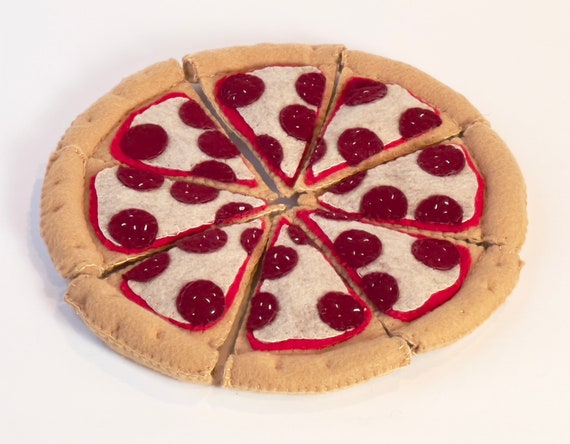 Felt Pizza Slice / Play Kitchen Food