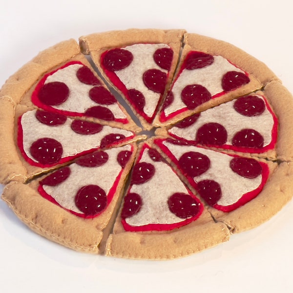 Felt Pizza Slice / Play Kitchen Food