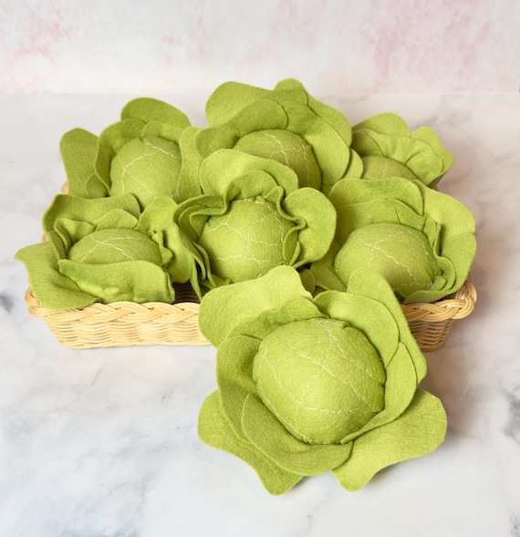 Felt Cabbage Vegetable