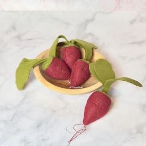 Felt Vegetables and Fruit Set / Felt Pretend Play Food / Play Kitchen Food / Handmade Gifts for Kids