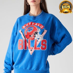 red buffalo bills sweatshirt