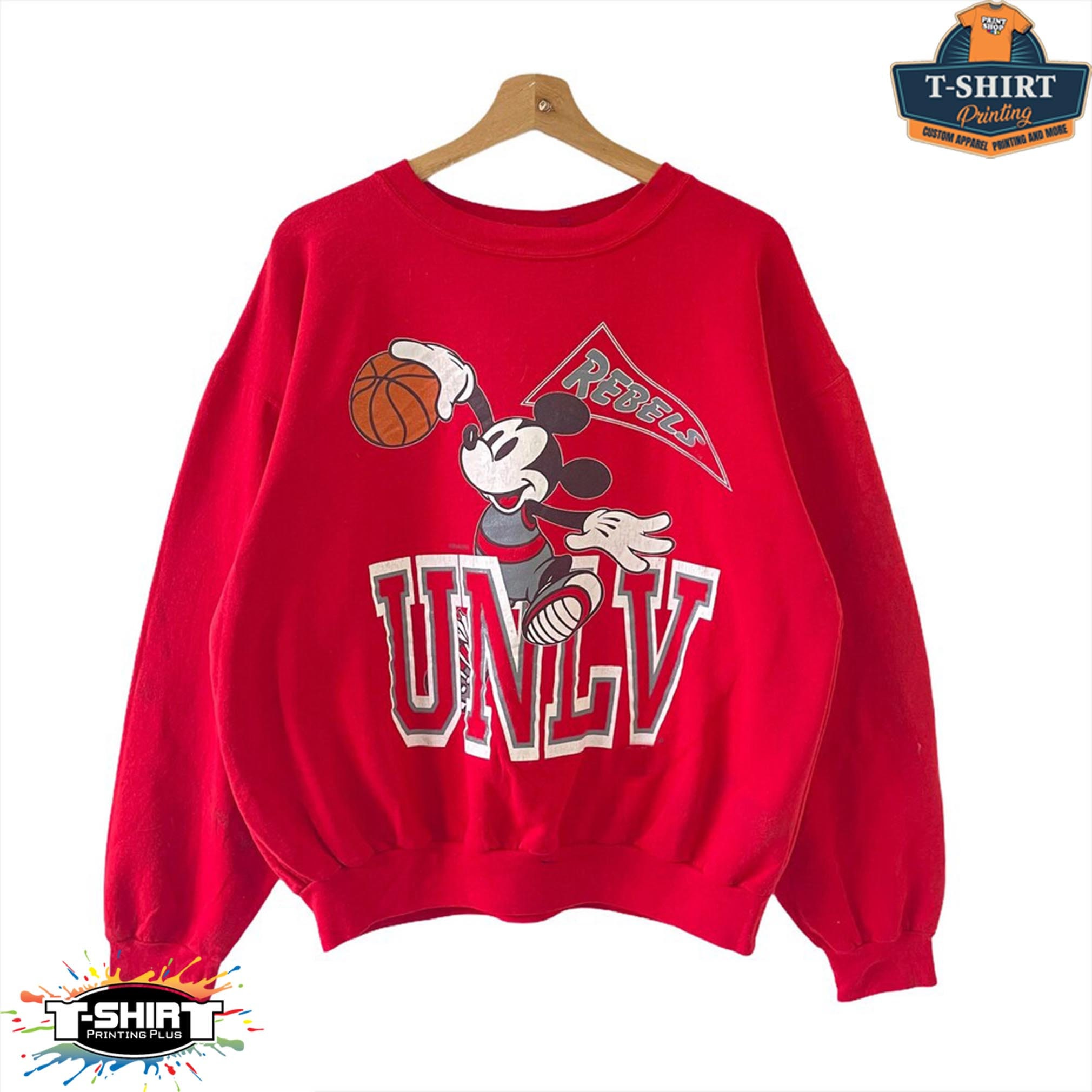 Vintage NCAA UNLV Rebels Mickey Shirt 
