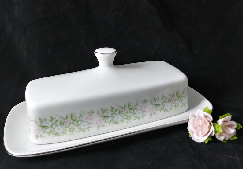 Springtime Butter Dish Made in Japan Etsy