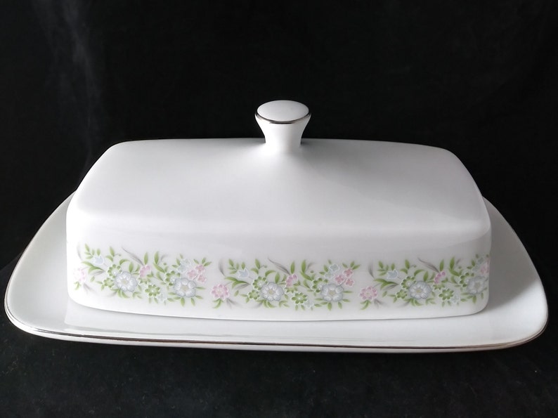 Springtime Butter Dish Made in Japan Etsy
