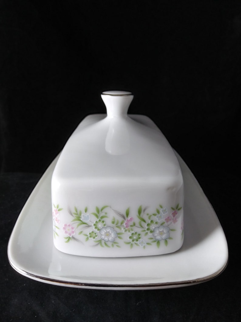 Springtime Butter Dish Made in Japan Etsy