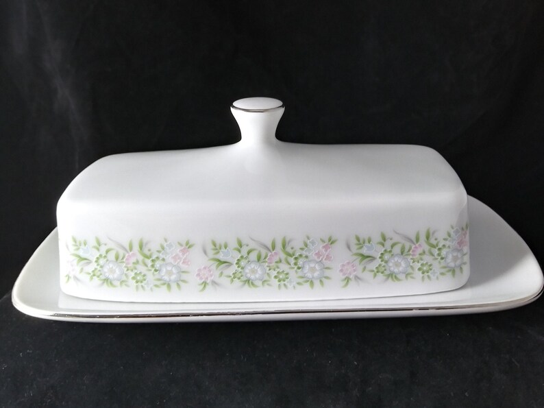 Springtime Butter Dish Made in Japan Etsy
