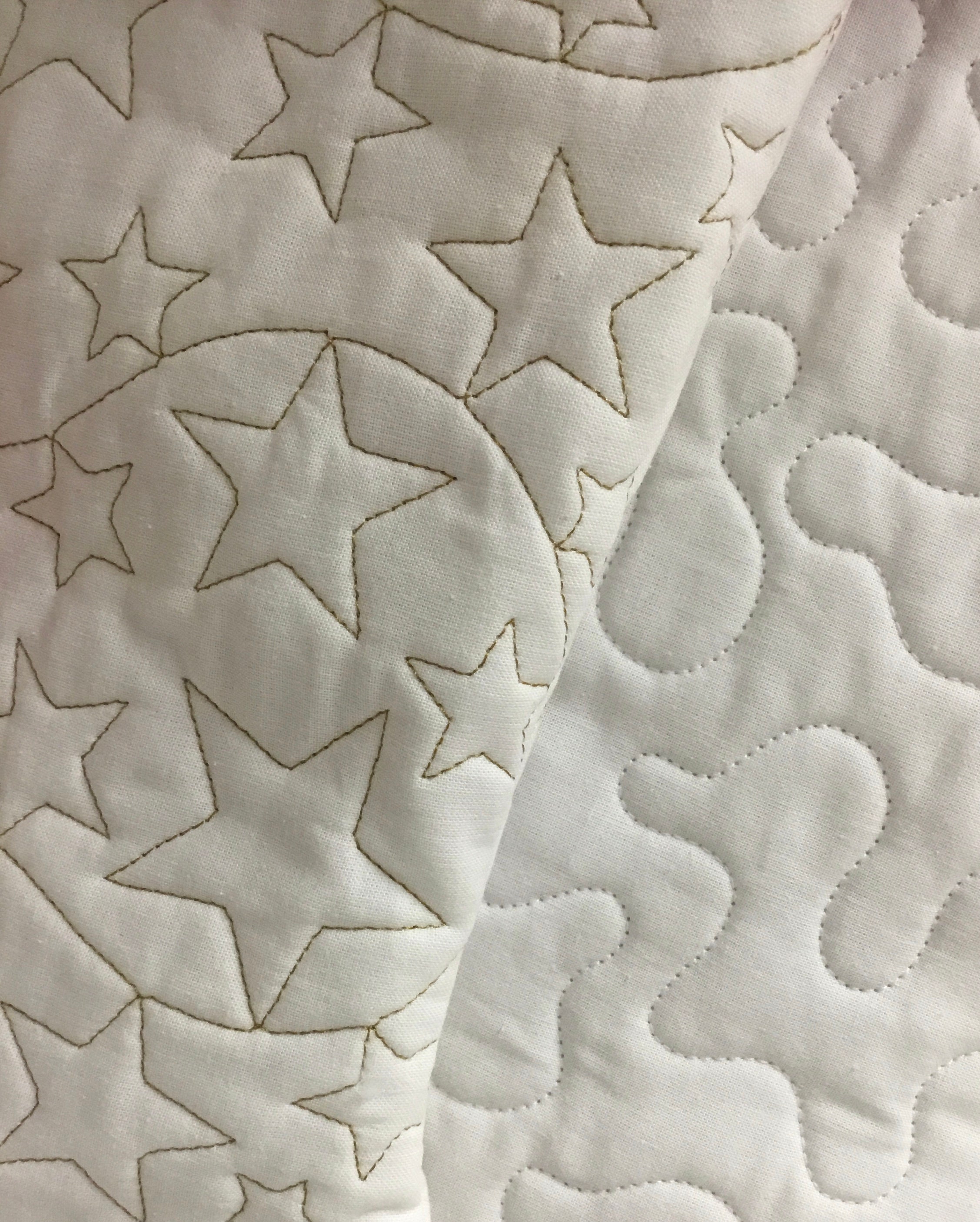 Material de algodón acolchado navideño hecho a mano único para Etsy