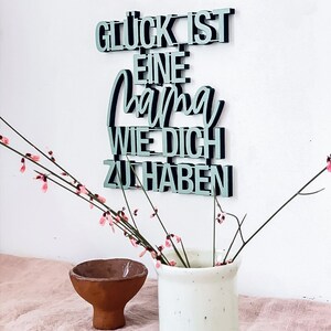 Happiness is having a mom like you - Decorative wooden lettering 3D