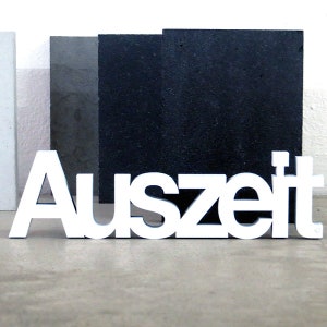 Time-out" decoratieve houten letters