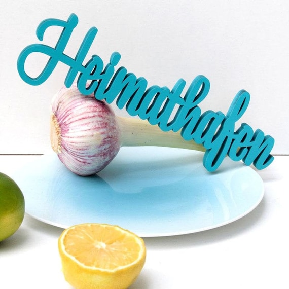 Heimathafen Deko Holzschriftzug