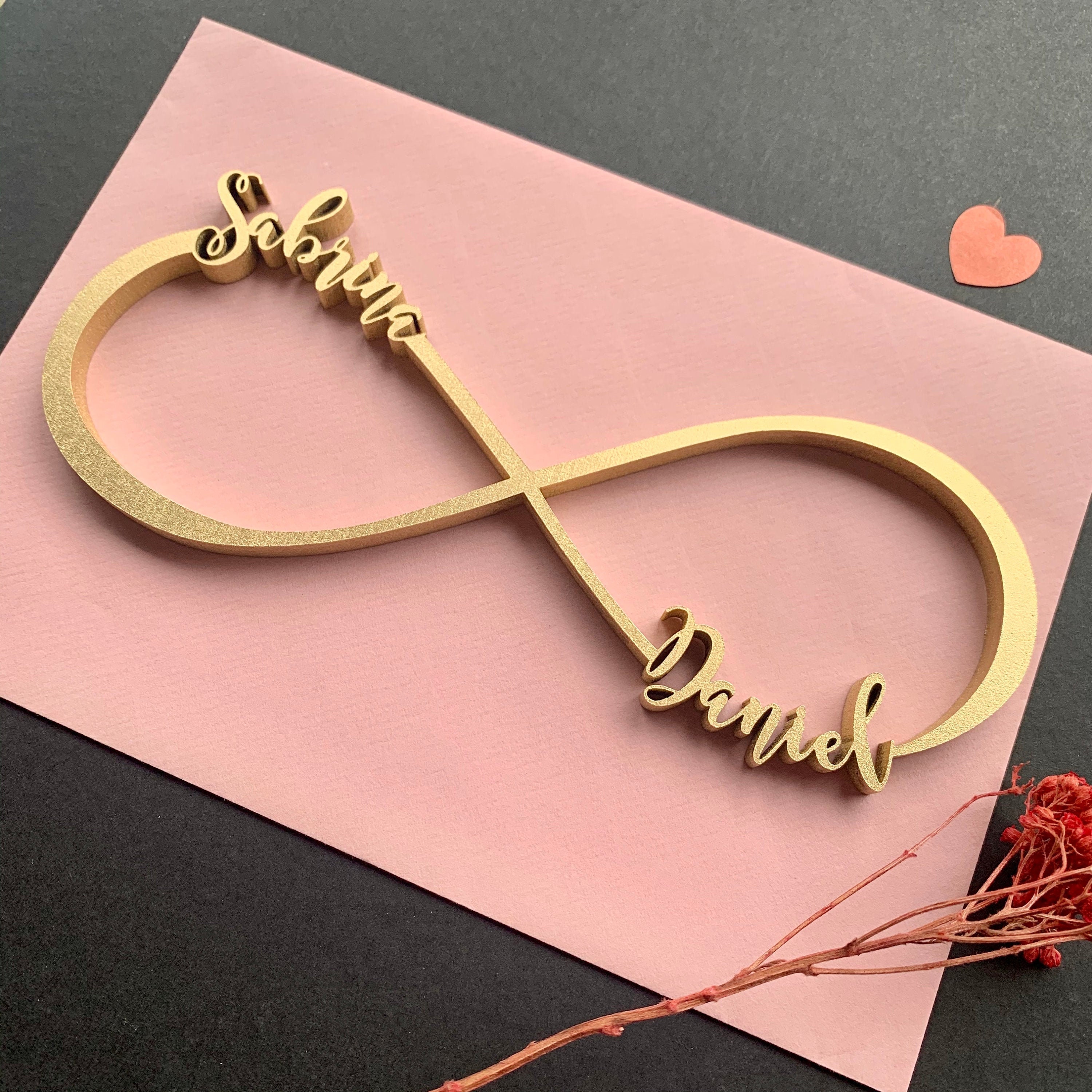 Infinity Sign Your Text up to 10 Letters - Wooden Lettering 3D - Etsy