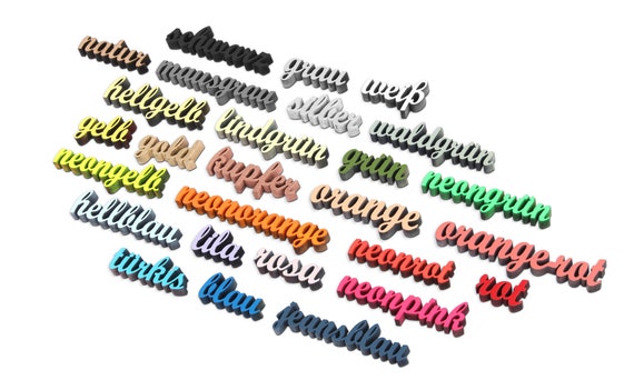 3D Schriftzug Wunschname Buchstaben Wunschgröße Dekoration Geschenk Weihnachten 