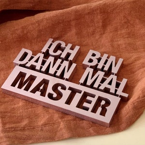 Serei um mestre - letras 3D