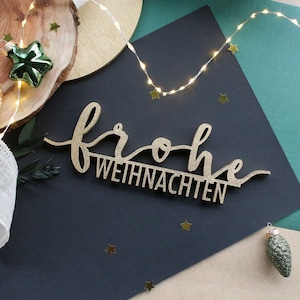 Merry Christmas - 3D wooden lettering
