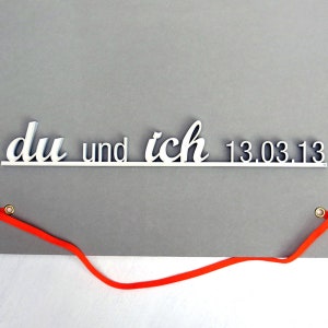 Wedding gift &quot;you and me&quot; with your date