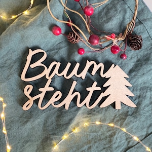 Tree stands - 3D wooden lettering
