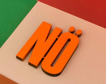 Lower Austria - 3D wooden lettering