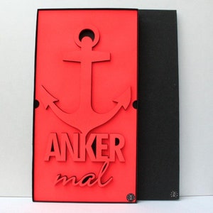 3D Schriftzug Anker mal image 2