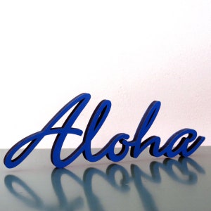 Aloha&quot; decorative wooden lettering