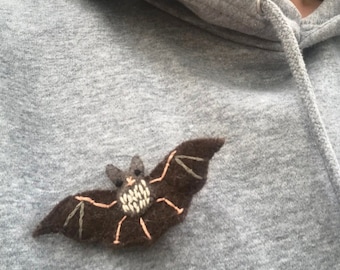 A Little Help For My Friends Project - Bat Brooch