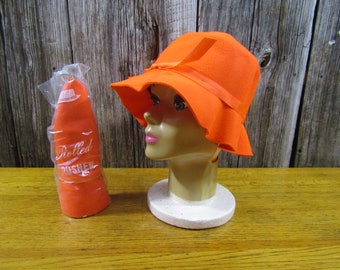 blaze orange crusher hat
