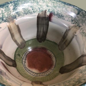Studio art pottery bowl