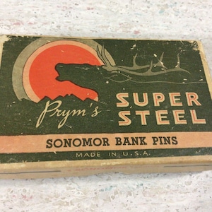 Number 32-2inch PRYM Steel T Pins-nickel Plated 1/2 Lb Box / Buy as Many as  You Need 