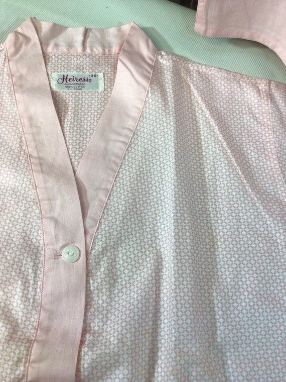 Great vintage 3 piece Heiress pajama set Size 38 - image 6