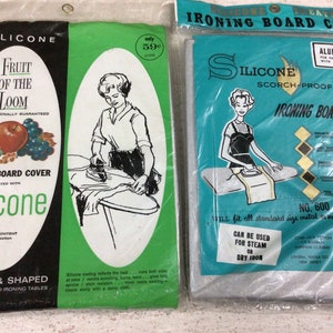 2 NOS Siliconen strijkplankhoes