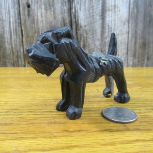 Vintage cast metal Scottie dog Washington souvenir