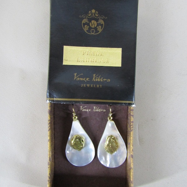 Vance Kitira pearl earrings made in Thailand