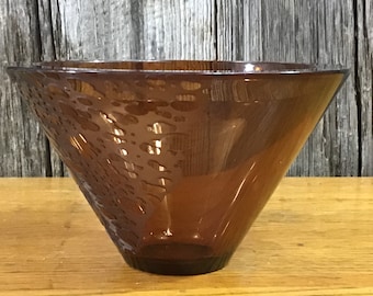 Art glass bowl by Soichiro Sasakura for Sasaki