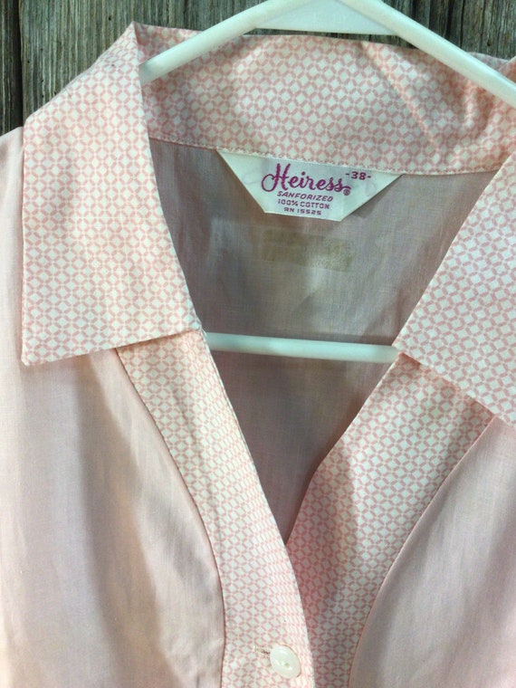 Great vintage 3 piece Heiress pajama set Size 38 - image 5