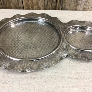 Antique Hartford Silverplate double tray