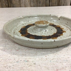 Retro studio pottery ashtray
