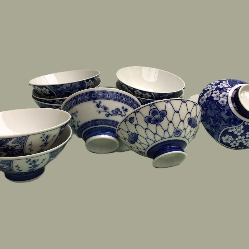 Japanese Rice Bowls - Etsy