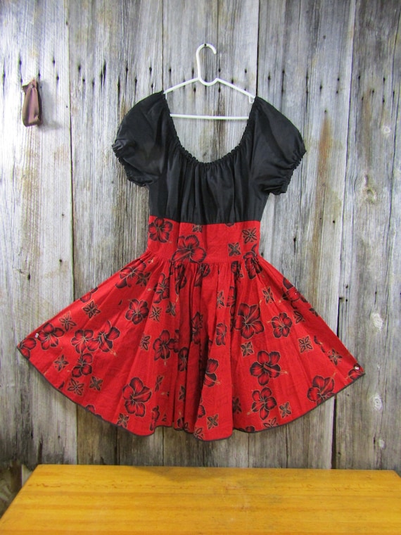 Great vintage rockabilly square dance dress
