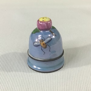 Unique pepper shaker salt cellar set Bee and Flower