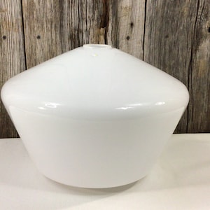 Large unusual retro glass light globe