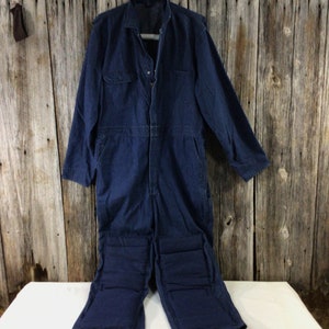 Big Mac Denim Coveralls With Padded Calves Size XL - Etsy