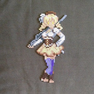 Mami Tomoe // Madoka Magica // Perler Bead Art