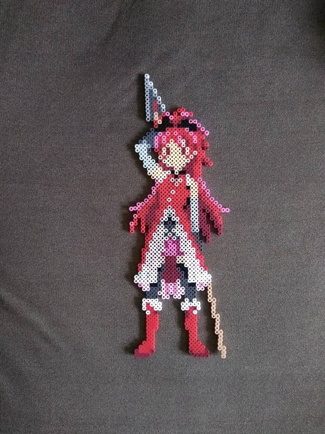 Kyoko Sakura // Madoka Magica // Perler Bead Art - Etsy