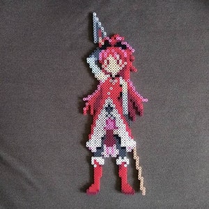 Kyoko Sakura // Madoka Magica // Perler Bead Art