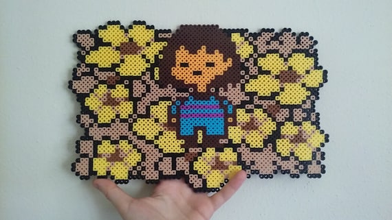 Flowey The Flower Perler Bead Pattern / Bead Sprite - Undertale